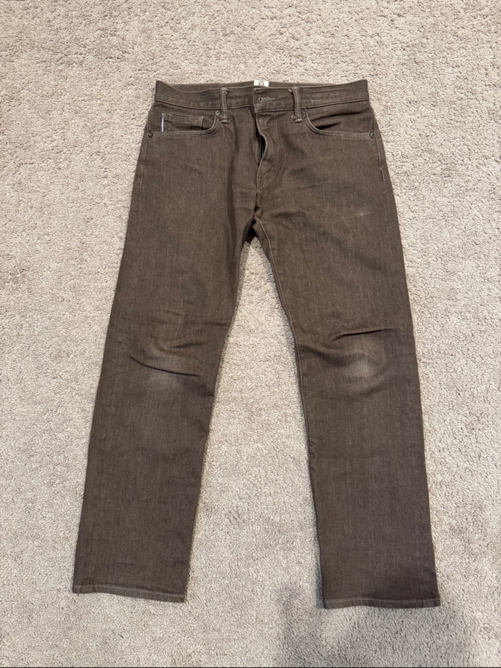 Selvedge Raw Denim - Brown
